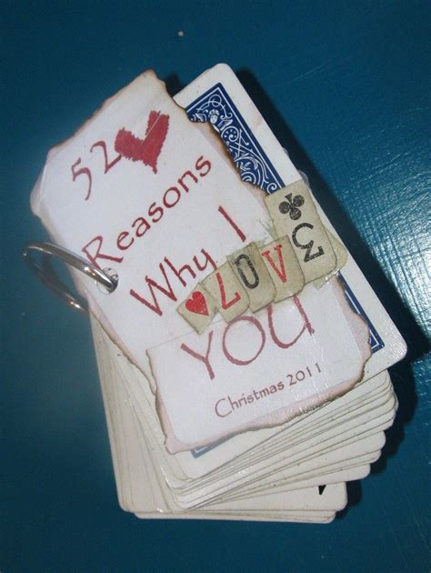 52 Reasons Why I Love You Deck Of Cards For My Hubby 52 Reasons