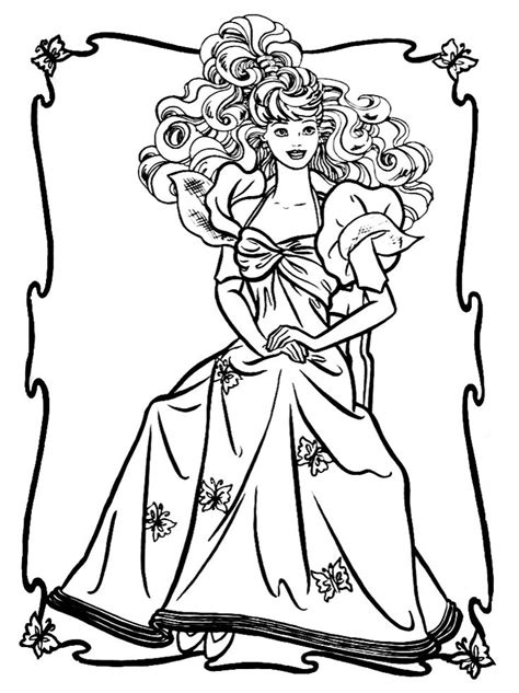 An Image Of A Princess With Curly Hair