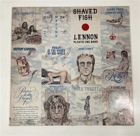 John Lennon Shaved Fish Greatest Hits 1975 Capitol Sw 3421 Rock Lp