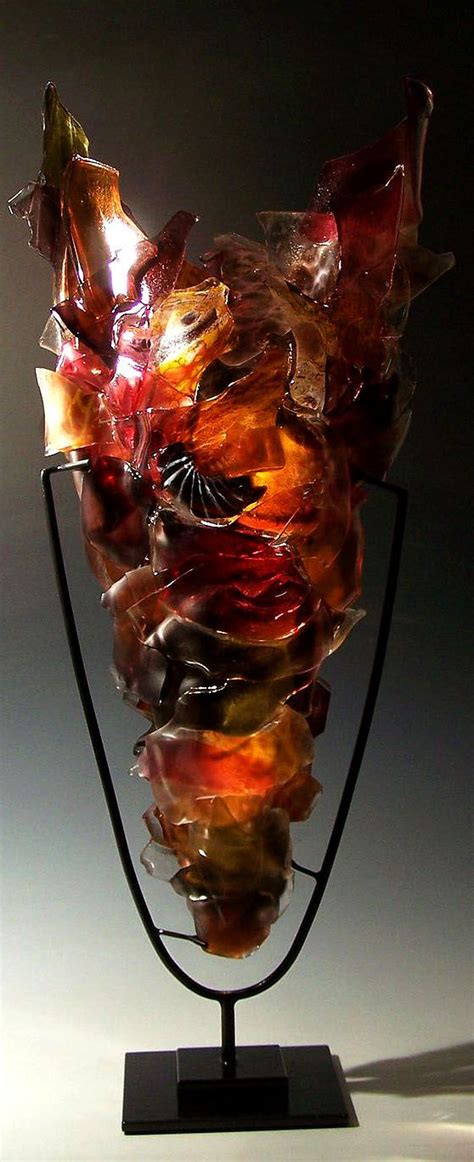 Caleb Nichols Artist Thorofare Glass 38 X14 X8 Glass Art Glass Sculpture Glass Art Sculpture