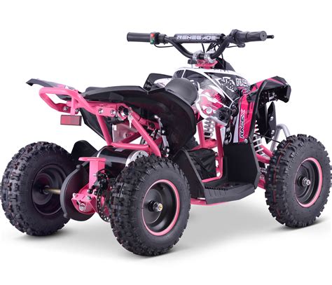 36v 1000w Renegade Race X Rechargeable Electric Quad Bike Pink Ebay