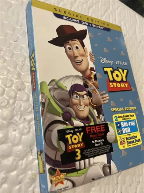 Toy Story Two Disc Special Edition Blu Raydvd Combo W Dvd Packaging