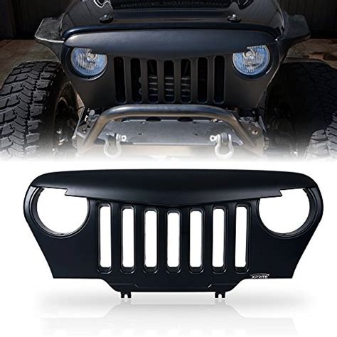 Xprite Front Matte Black Angry Bird Grille Grid Grill Overlay For 1997