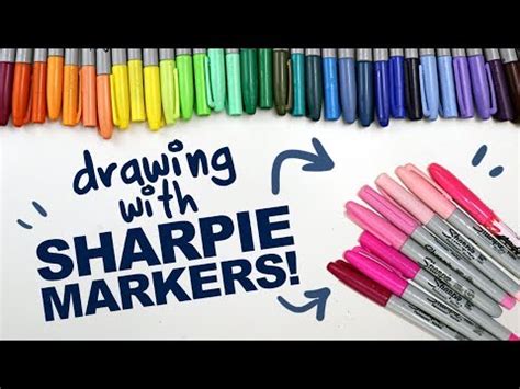 How to draw with sharpie ultra fine point marker (tutorial) in this video i teach step by step how to draw lay down guideline with a bic pen. MAKING ART WITH SHARPIE MARKERS! | Sharpies | Designing ...