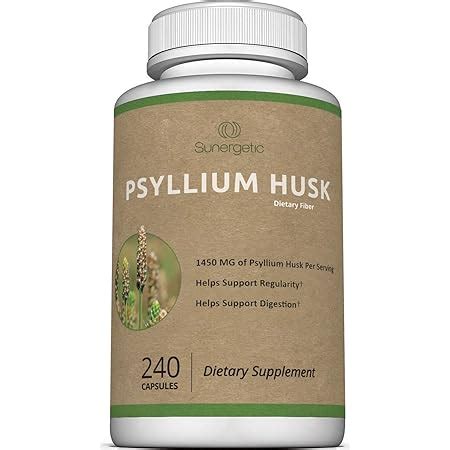 Amazon NOW Supplements Psyllium Husk Caps 500 Mg Non GMO Project