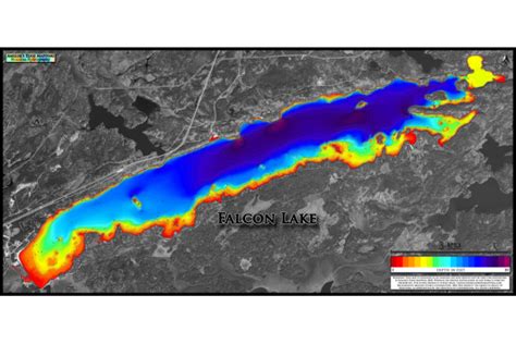 Falcon Lake Print Map Anglers Edge Mapping