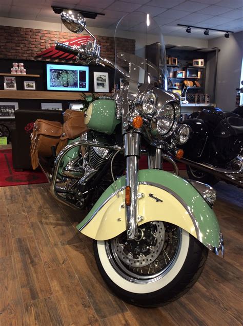 2016 Vintage Chieftain In Willow Green Indian Bike Indian Motorcycle