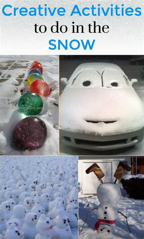 It's a simple, yet fun art activity to do after reading the snowy day by ezra jack keats: Creative Activities to Do In the Snow - Perfect for a Snow ...