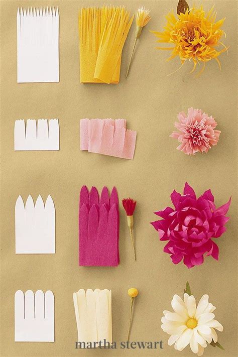 For This Crepe Paper Flower Technique Use A Strip Of Paper Cut With A