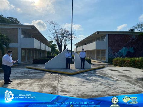 El Tecnm Campus Zona Olmeca Realiza El Izamiento De Bandera Por El