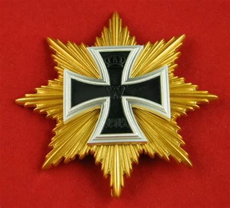 Ww1 German Star Of The Grand Cross Of The Iron Cross 1914 4899
