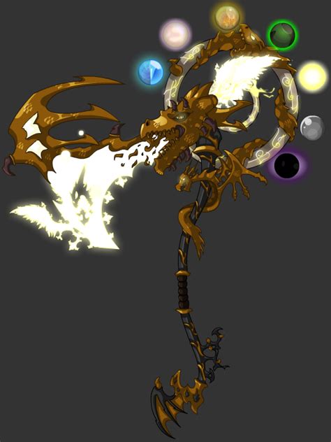 Image Ultimate Dragons Scythe Of Elementals Lightpng Dragonfable