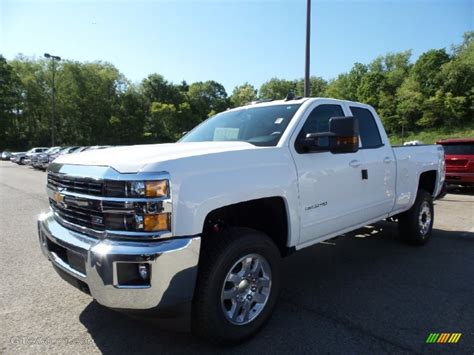 2015 Summit White Chevrolet Silverado 2500hd Lt Double Cab 4x4