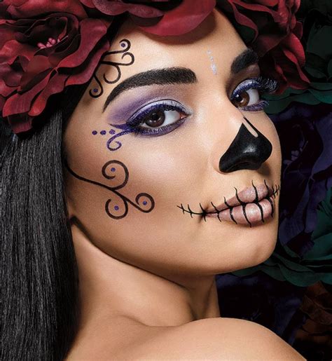 Sugar Skull Makeup Tutorial Halloween Makeup Maybelline In 2020