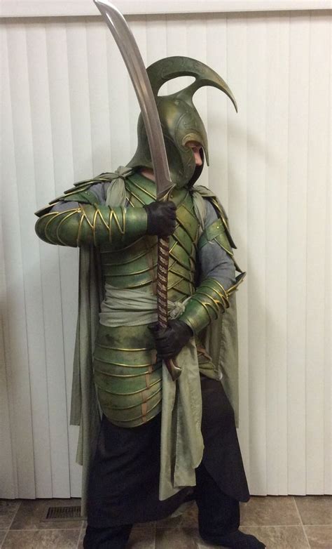 High Elven Warrior Costume Build Lotr Fantasy Armor Elf Armor Lotr