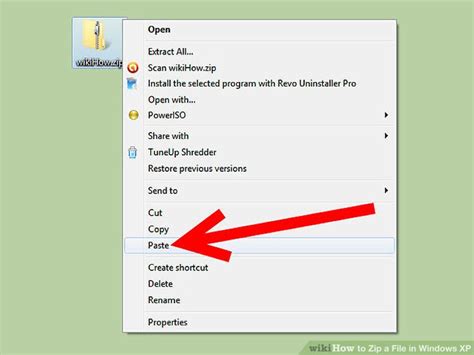 5 Ways To Zip A File In Windows Xp Wikihow
