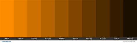 Shades Of Dark Orange Ff C Hex Color Colorswall