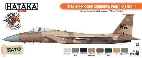 Hataka Hobby Paints Us Air Force Aggressor Squadrons Part 1 Acrylic