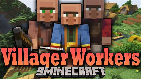 Villager Workers Mod 1182 1165 More Villagers Professions