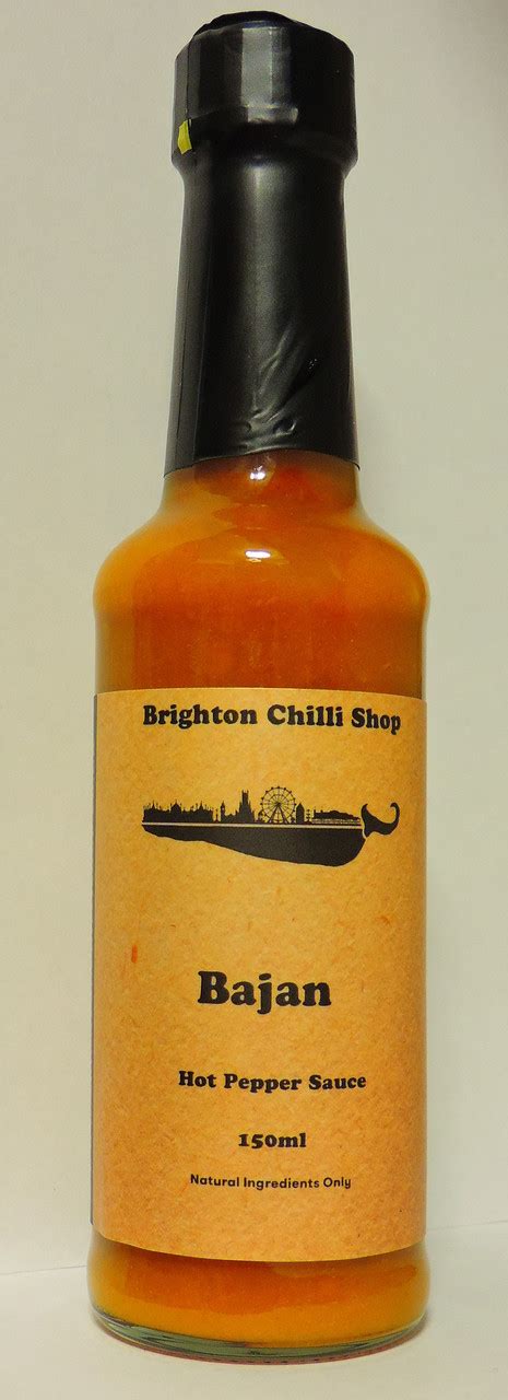 Bajan Hot Pepper Sauce 150ml Brighton Chilli Shop