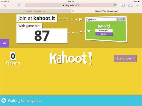 Join a game of kahoot here. Kahoot - It's not an app! - Foundations Newsletter