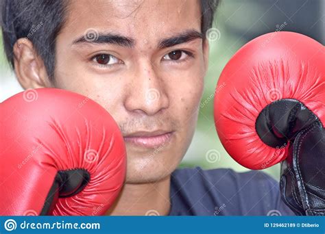 Serious Male Boxer Athletic Man Stock Image Image Of Solemn Boxer