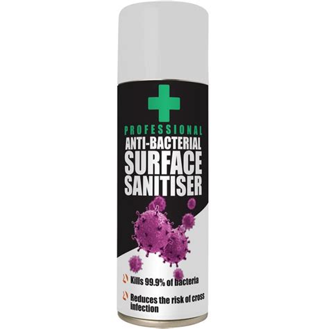 Anti Bacterial Surface Sanitiser Spray 400ml For Coronavirus Covid 19