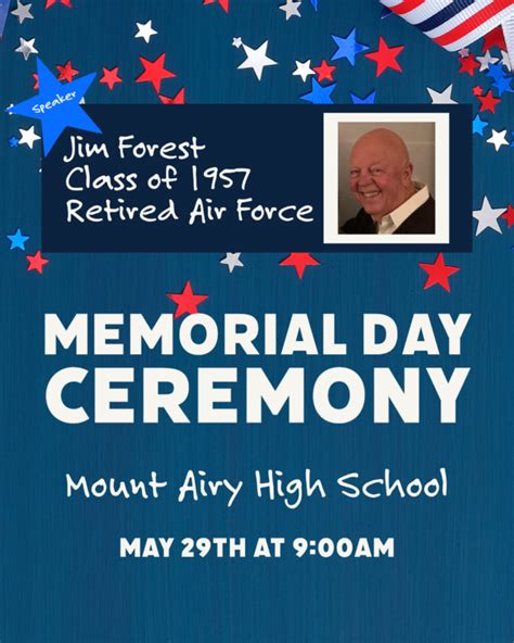 Memorial Day Service Mount Airy City Schools