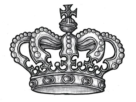 Queen Crown Sketch At Explore Collection Of Queen