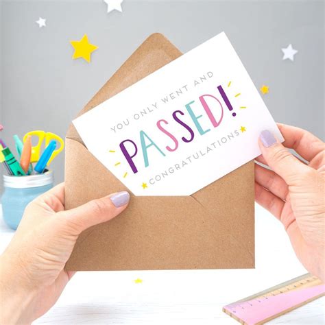 You Passed Card Exam Cards Exam Quotes How To Pass Exams