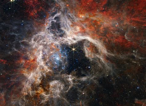 James Webb Space Telescope Observes Cosmic Tarantula Called 30 Doradus