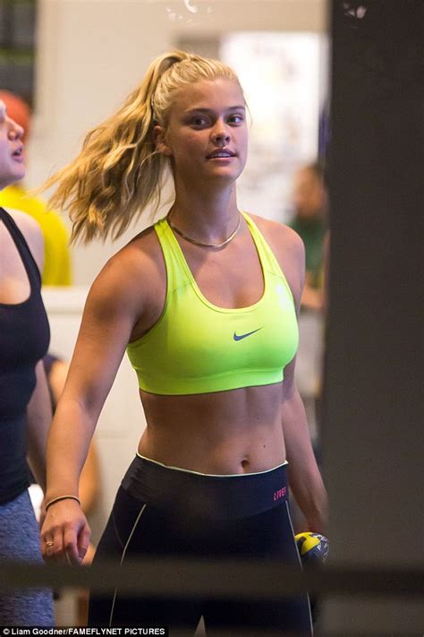 Nina Agdal Is Back To The Grind Post Holiday Sweating It Out At Soul