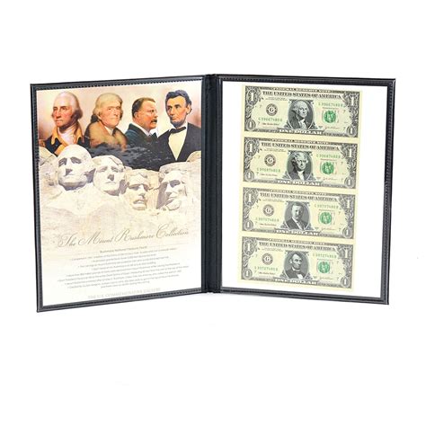 Mount Rushmore Collectors Commemorative Uncut One Dollar Bill Sheet Ebth