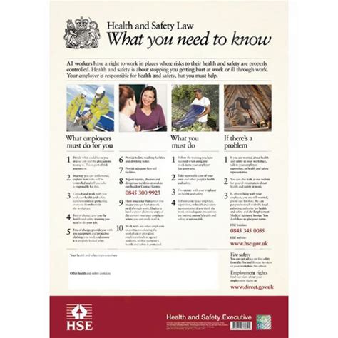 Free download date of birth verification poster. 23-AFWC30 Health & Safety Law Poster A2 - Required By Law ...