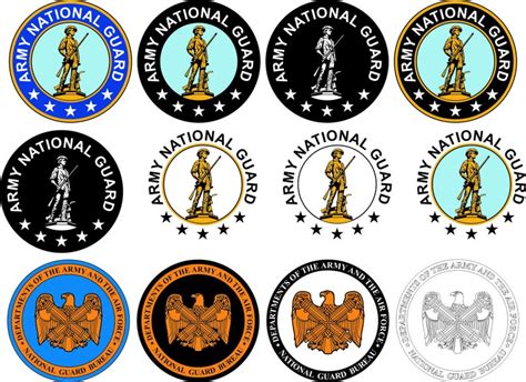 Us National Guard Seal Svg Png Dxf Eps Cdr File Us Army Etsy