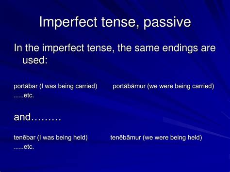 Ppt Passive Voice In Latin Powerpoint Presentation Free Download