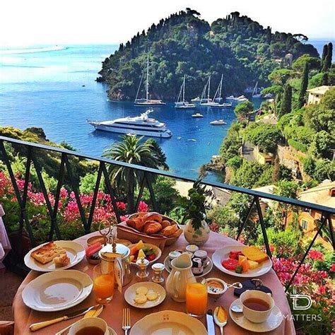 Beautiful Breakfast At Belmond Hotel Splendido Portofino