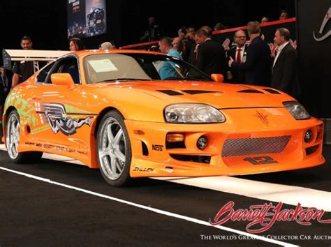 Comments On Iconic Orange Toyota Supra From Fast And Furious Auctioned
