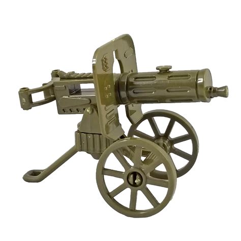 Minifig World War Ii Pm M1910 Maxim Machine Gun Olive Brick Forces
