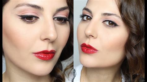 Classic Makeup Tutorial Cat Eye And Red Lips Sona