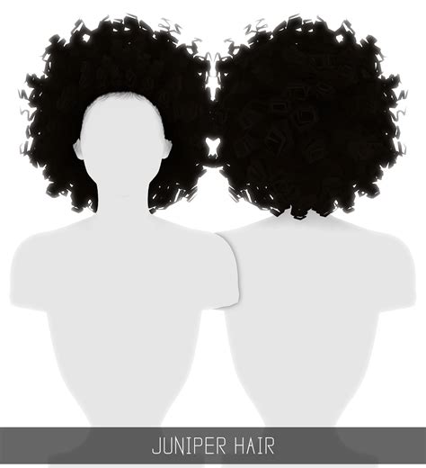Juniper Hair Simpliciaty Sims 4 Sims 4 Afro Hair Sims 4 Toddler