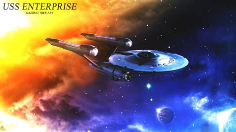 Uss Enterprise Alternate Star Trek Wallpaper By Gazomg On Deviantart
