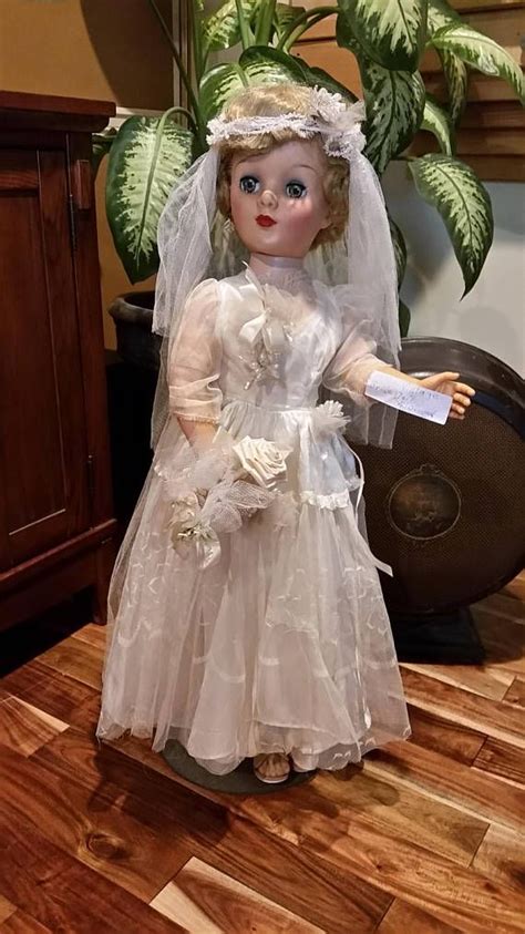 Vintage Bride Dolls 1930s All Original Bridal Doll Eegee Bride Dolls