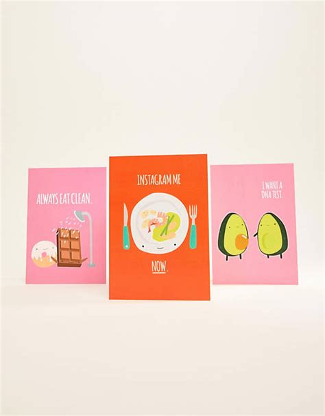 Jolly Awesome Pack Of 3 Cards Asos