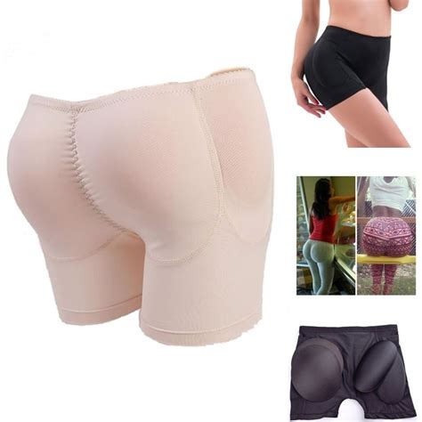 Liz High Waist Crossdresser Panty With 4 Pockets Butt Hip Sponge Pads Enhancer Fake Buttocks