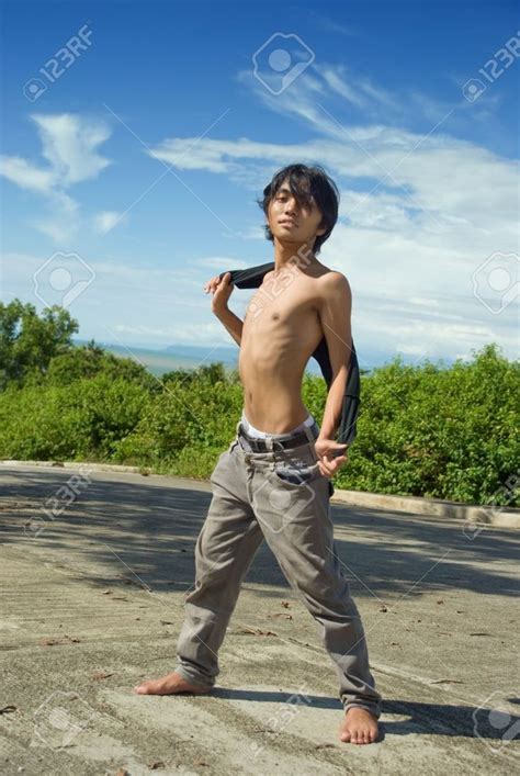 Very Skinny Shirtless Asian Guy Shirtless Swimwear Asian Men