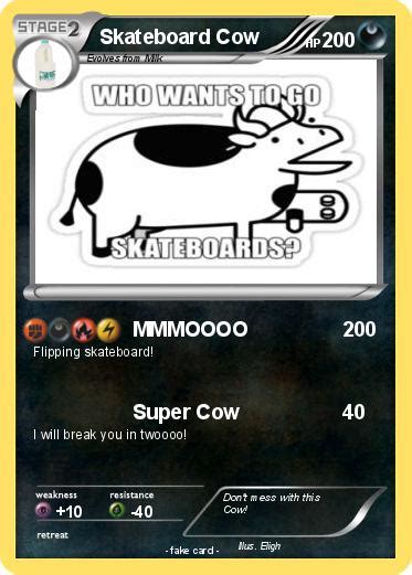 Pokémon Skateboard Cow Mmmoooo My Pokemon Card