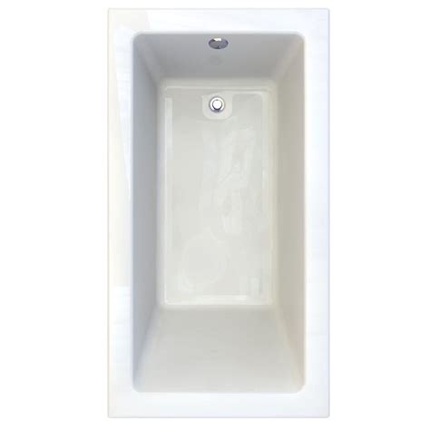 Excessively hot water may cause surface damage • remove bath mat after use. American Standard Studio 5.5 ft. Acrylic Rectangular Drop ...