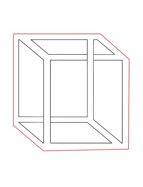 Cómo Dibujar Un Cubo Imposible 8 Pasos Con Fotos