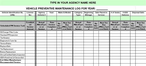 Supports unlimited # of vehicles per database. Vehicle Maintenance Log Excel Template | Vehicle maintenance log, Preventive maintenance ...